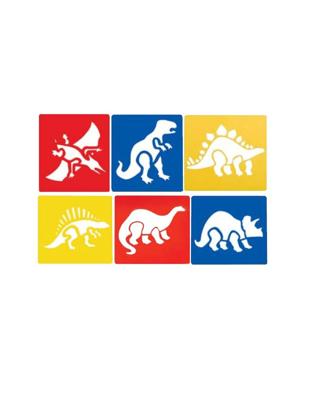 STENCIL DINOSAURI