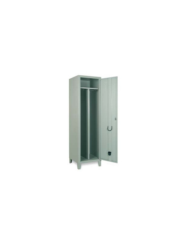 MOBILE SPOGLIATOIO LAMIERA  1 POSTO S/P GRIGIO 7038 dim.37x35x180h