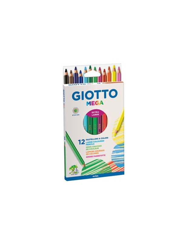 PASTELLONI GIOTTO MEGA 12pz