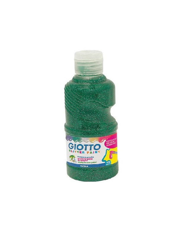 TEMPERA GLITTER GIOTTO VERDE 250ml