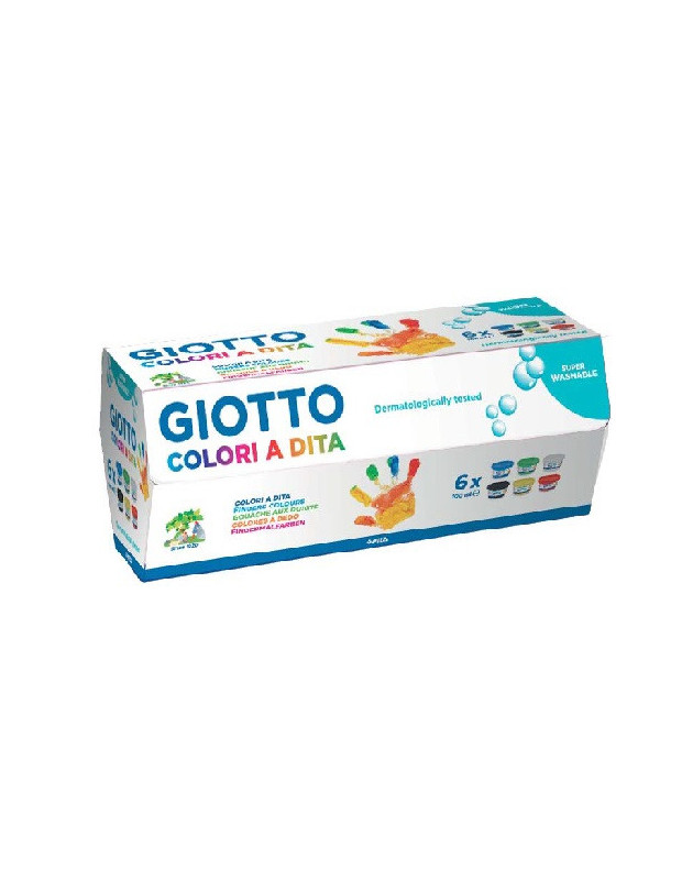 COLORI A DITA GIOTTO  6X100ml