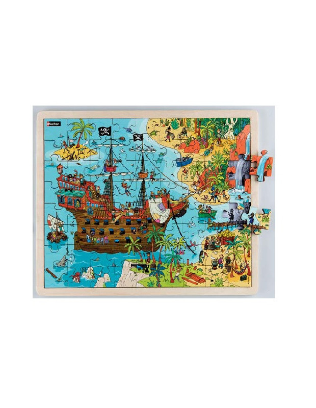 PUZZLE MAXI NAVE PIRATA 72pz