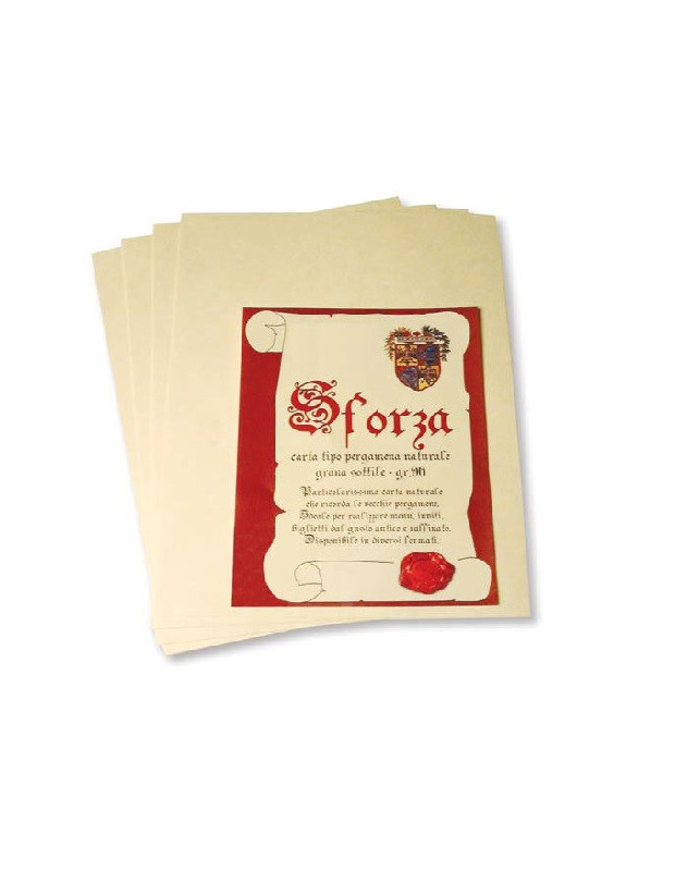 CARTA PERGAMENA SFORZA  A4  12fg