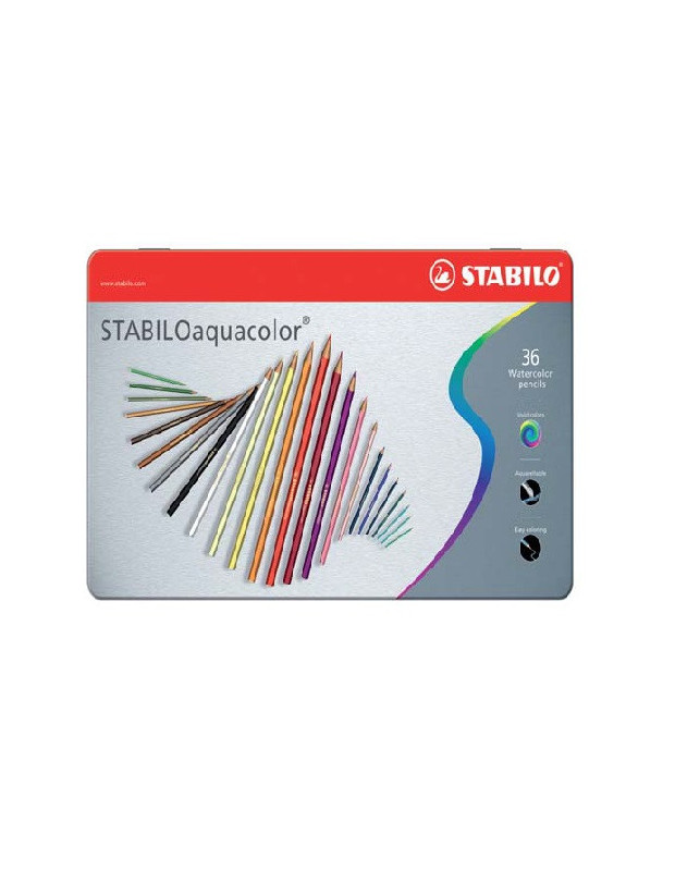 PASTELLO STABILO AQUACOLOR 36pz