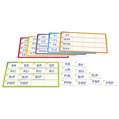 SET ALLENAMENTO VISIVO - LETTERE MAIUSCOLE 