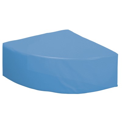 POUF ANGOLO BLU 