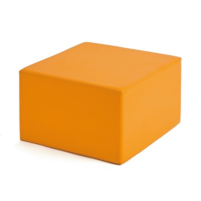 POUF QUADRATO ARANCIONE