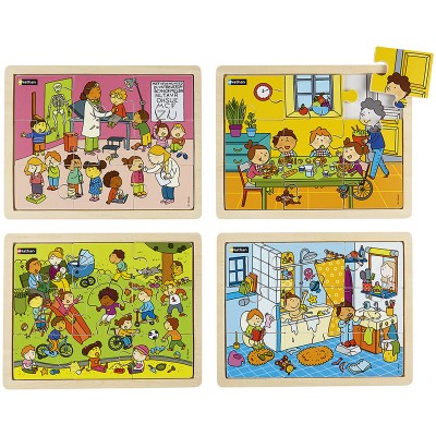 PUZZLES CRESCERE SANI SET DA 4