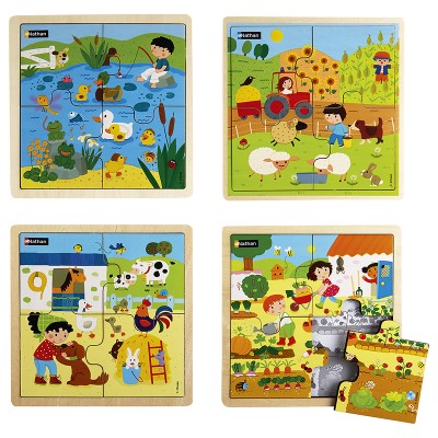 PUZZLES LA CAMPAGNA SET DA 4